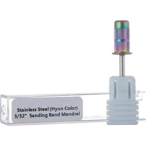 Manicure Sand Ring Shaft Unloading Manicure Armor To Dead Skin Grinding Head Stainless Steel Sand Ring Shaft Nail Tool