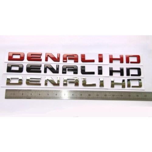 New 2019 Chrome DENALIHD Denali Nameplate EMBLEMS for Yukon Sierra Terrain u FU New