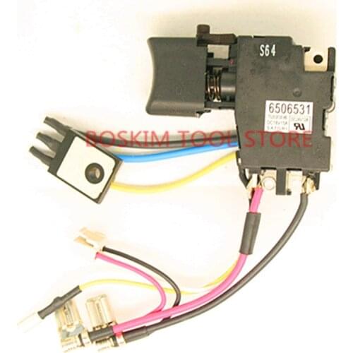 Switch 650653-1 650653 for Makita BHP451SFE BHP451RFE BHP441SFE BHP441RFE BDF451Z BDF451SFE BDF451RFE BDF441SFE DF441D