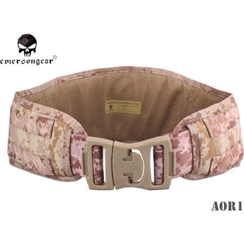 EmersonGear Padded Molle Waist Belt Airsoft Tactical Waist Belt AOR1 EM9086