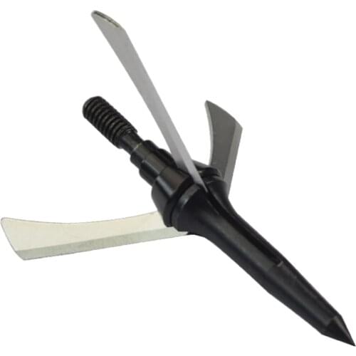 Broadhead 2" Cut Mechanical Bow Crossbow Arrowhead 3 Blade Point 125gr Hunting Beast Archery Arrow Tip Free Shipping