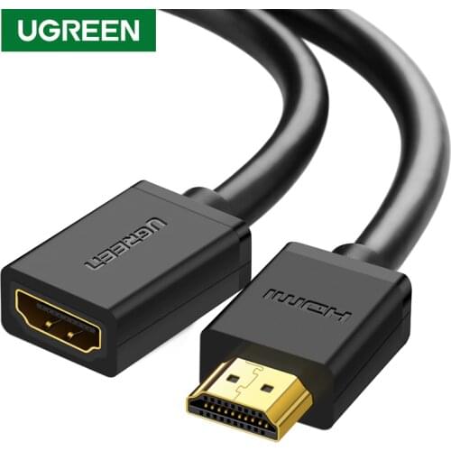 Ugreen HDMI-compatible Extender 4K 60Hz Extension Cable v2.0 Male to Female Cable for HDTV Nintend Switch PS4/3 HDMI-compatible