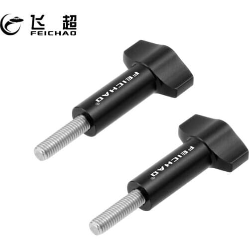 2xFEICHAO M5 Thread Bolt Metal T Head Hand Tighten Screw Clamping Knob Manual Handle Screw for Gopro Insta360 yi Action Camera