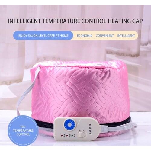 Women Hair Steamer Cap Dryers SPA Nourishing Hair Care Cap Waterproof Anti-electricity Control Heating