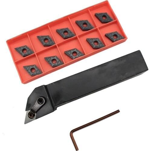1PCS MDJNR2525M15 + 10PCS DNMG150408 TM PC4125 CNC Tool Blade Lathe Turning Tool Carbide Insert Tool Holder