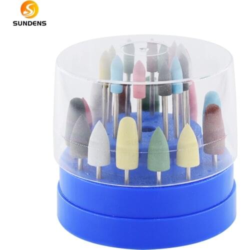 1pcs*Dental Lab Silicon Polishing Burs Kit For Amalgam Silicone Tips Cups