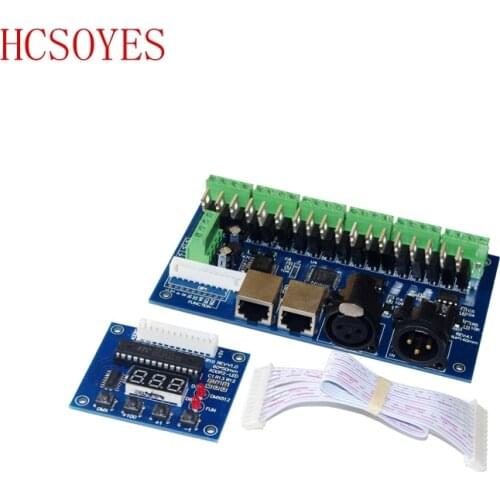 1A*18CH WS-DMX-18CH-LED dimmer LED decoder 18 channel DMX led controller for led DC12V-24V