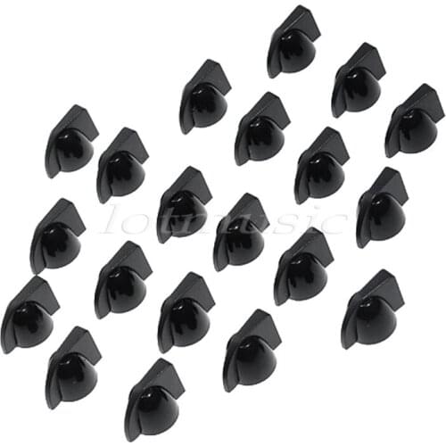 20 pack Chicken Head Knob Black without pointer knob