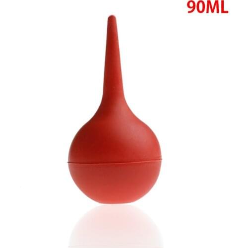 90ml Rubber Suction Ear Washing Syringe Squeeze Bulb Laboratory Tool G99E