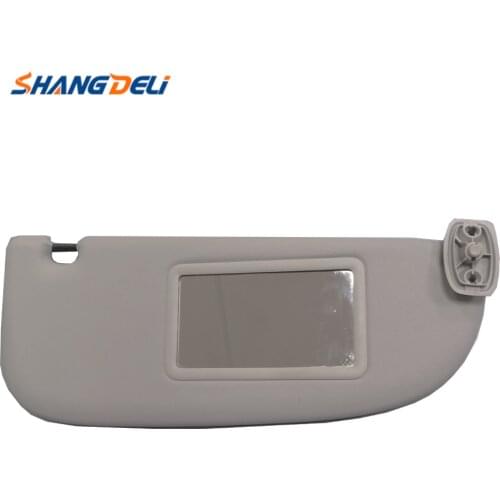 Right Side Interior Sun Visor with Make-up Mirror for Peugeot 206 for Citroen C2 1999 - 2008 Car