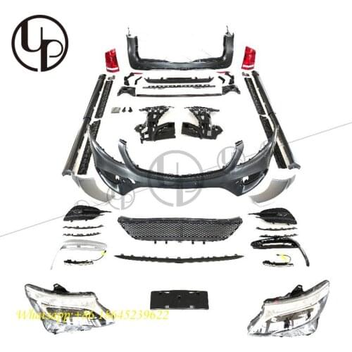 Car bumpers W447 for vito metris V250 V260 body kit cars accessories v class A style front bumper with light