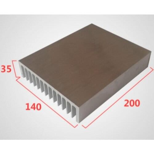 Fast Free Ship 140*35*200mm High Frequency Power Supply Aluminum Heat sink High-power Aluminum Radiator