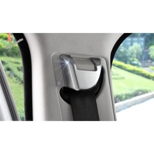 Lapetus Seat Safety Seat Belt Cover Trim 2 Pcs / Set Fit For RANGE ROVER Sport 2014 2015 2016 2017 / ABS