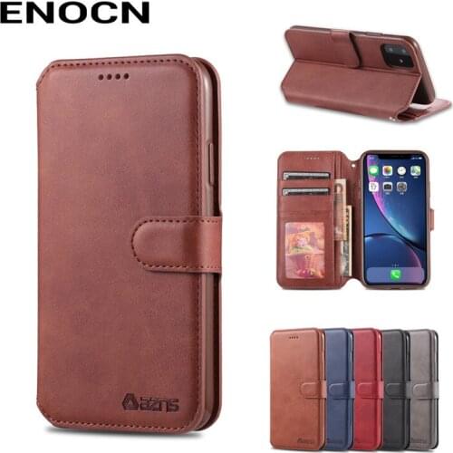 Wallet Case For iphone 11 6.1" Cover Case iphone 11 6.1" Luxury PU Leather Flip Full Protector Shockproof Vintage Phone Housing