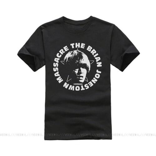 The Brian Jonestown Massacre 'Logo' T-Shirt NEW & OFFICIAL New Design T Shirts Brand Slim Fit Printing Round Neck Clothes