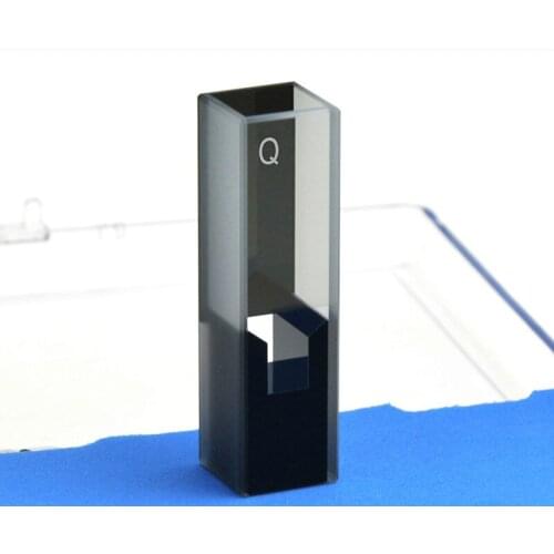 Quartz ultra-micro cuvette 300ul center height 15mm optical path 10mm