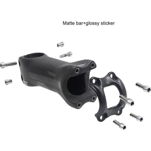 ULLICYC Straight Line Sign Matte External Standard 3K Full Carbon Fibre Bicycle Stem 6/17 Degree Mountain Bike Light Bike Parts