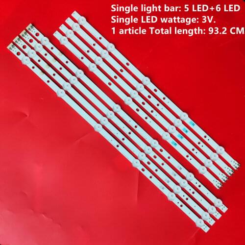 New LED Backlight strip lamp For Samsung BN96-34212A 34213A 2014SVS_48_MEGA_3228_R_5LED L LM41-00090Z LM41-00091E Un48h4200AF