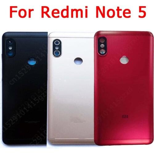 Original for Xiaomi Redmi Note 5 Back Battery Cover rear housing cover case with adhensive replacement spare parts