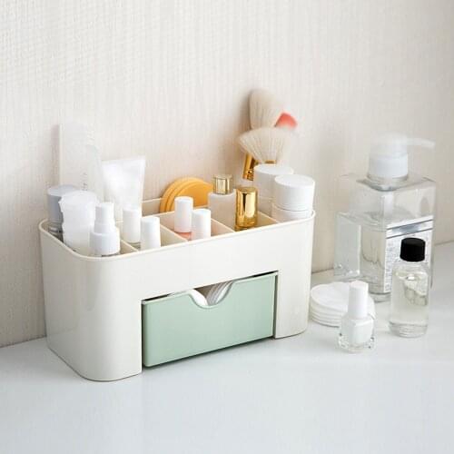 Plastic Cosmetic Storage Box, Organizer Drawer, Divider, Makeup & Jewelry Organizer, Home Storage Drawers