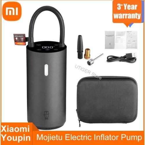 Xiaomi Roidmi Mojietu Portable Smart Digital Tire Pressure Detection Electric Inflator Pump for Bike Motorcycle Car Football