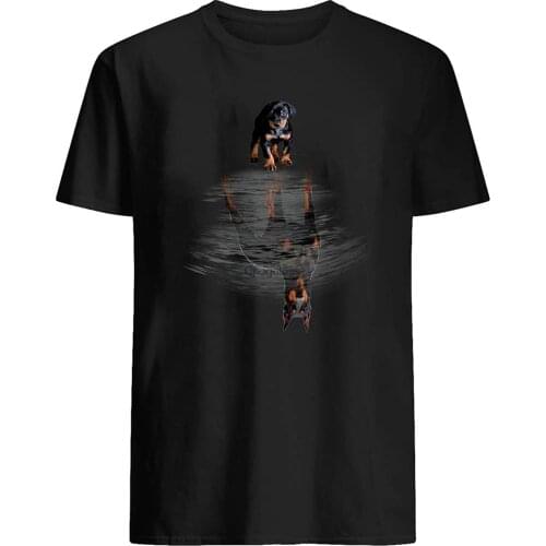 Dog Silhouette Doberman Puppy Dog-Lovers Animal pet Breed Owner Gifts Vintage Unisex T-Shirt