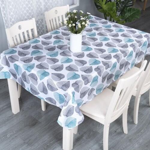 Rural Floral Style Polyester Fabric Table Cover Waterproof Tablecloth For Birthday Wedding Banquet Restaurant Festival Party