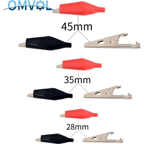 28mm 35mm 45mm Alligator Clip test Clamp Testing Probe Calipers Connector