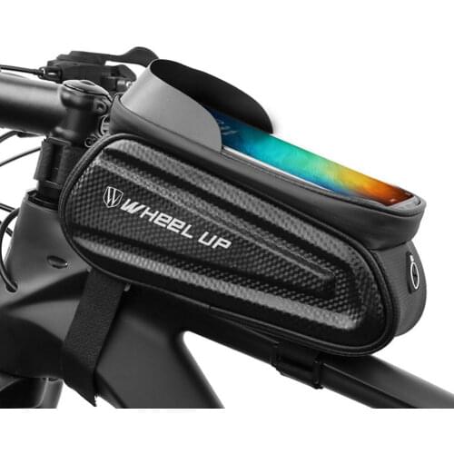 Rainproof Bike Bag Frame Front Top Tube Cycling Bag Reflective 7inch Phone Case Touchscreen Bag MTB Bicycle Accessories