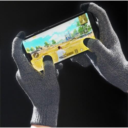 1Pair Touch Screen Winter Warm Gloves Teenagers Boys Girls Knitted Gym Fitness Running Sports Gloves High Elastic Stretch Gloves