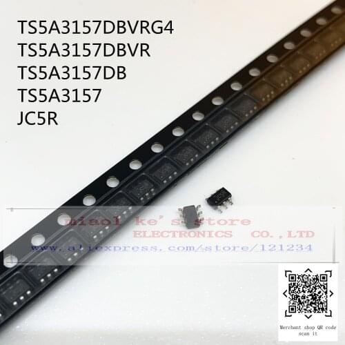 [10pcs~50pcs]100%New original: TS5A3157DBVRG4 TS5A3157DBVR TS5A3157DB TS5A3157 JC5R SOT23-6 - 10-Ohm SPDT Analog Switch