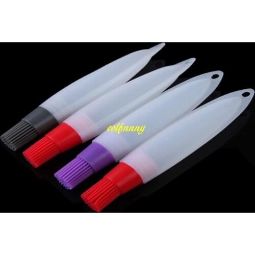 100pcs/lot Silicone Oil Brush Baking Brushes Liquid Oil Pen Cake Butter Bread Pastry Brush BBQ Utensil Basting Brush