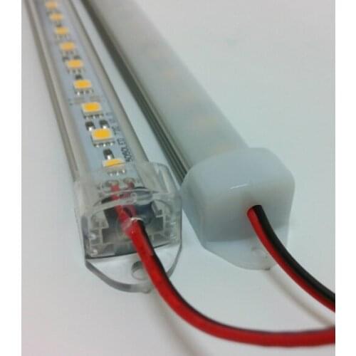 DC 12V 0.5m 36leds 5050 SMD LED Rigid Strip Lights Bar Hard Article Lamp smd5050 Non-waterproof Strips Lights WW CW 12 Volts CE