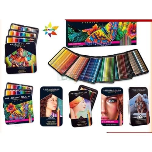 USA original Prismacolor Premier 12/24/48/72/132/150 color lapis de cor color pencil sanford prismacolor pencil made in Mexico