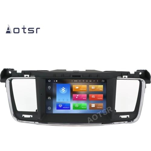 AOTSR Car Player For PEUGEOT 508 2011 - 2018 GPS Navigation DSP 1 Din Android 10 Radio IPS Multimedia AutoStereo 4+64G Head Unit