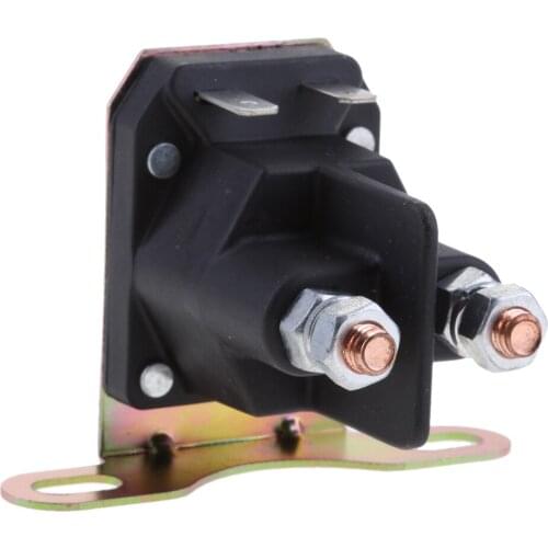 Black Starter Solenoid Relay Switch for Stiga 1134-2946-02 Replacement