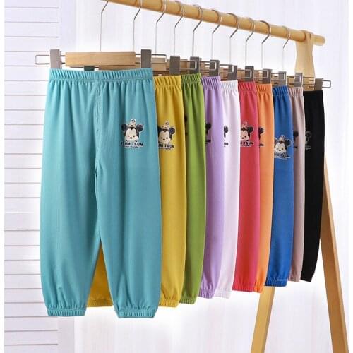 Childrens Pants Spring Summer Childrens Clothing Boys' Sports Pants Girls' Lantern Pants Baby Kids Toddler Mickey Sweatpants