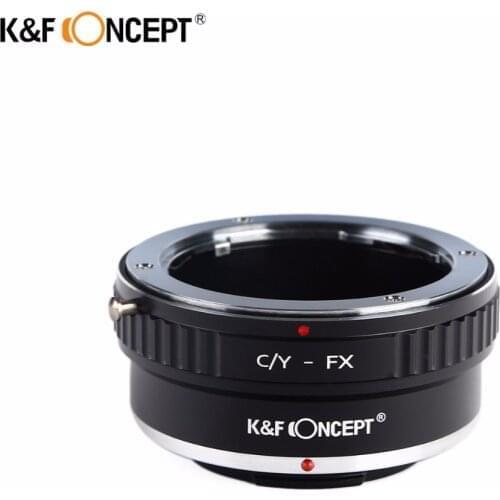 K&F CONCEPT C/Y-FX Camera Lens Mount Adapter Ring For Contax Yashica C/Y Lens to for Fujifilm FX Mount Camera Body