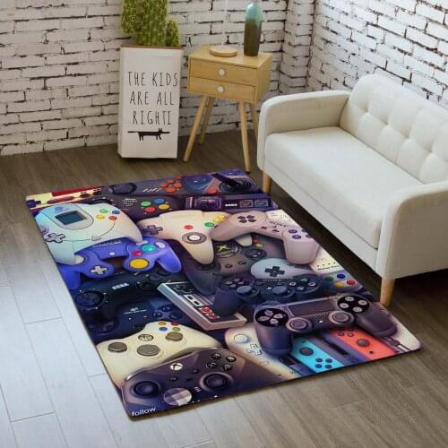 Modern Style Decor Home Entrance Doormat Game Console Print 3D Carpet Living Room Bedroom Mat Soft Non-slip Bathroom Kitchen Rug