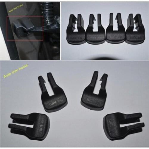 Lapetus Plastic Inner Car Door Check Arm Stop Rust Waterproof Protection Cover Trim 4 Pcs Fit For Ford Kuga / Escape 2013 - 2019