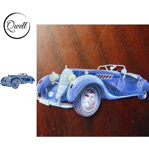 QWELL Sports Car Metal Cutting Dies for Scrapbooking and Card Making Paper Craft 2019 New die cuts