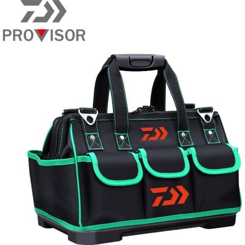 Daiwa Multifunctional Waterproof Fishing Bag Outdoor Sports Waist Pack Fishing Lures Gear Storage Bag Single Crossbody Bags