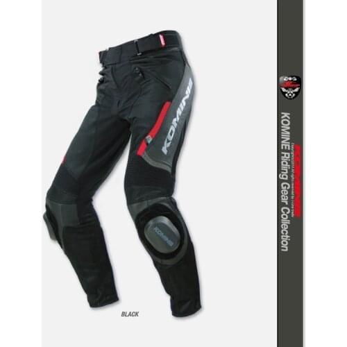 KOMINE PK717 Motorcycle Leather Pants Locomotive Mountain Bicycle Riding Trousers