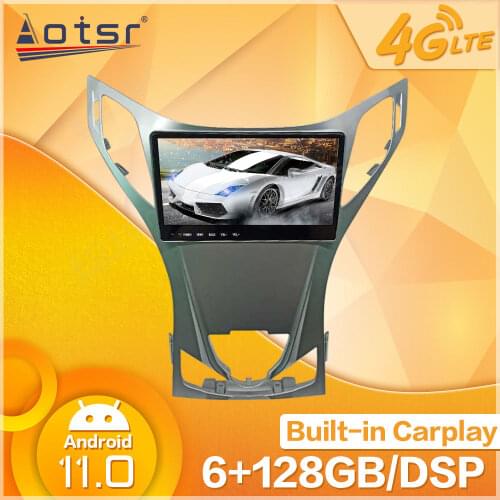 Android 10 Multimedia Car Video Radio Tape Recorder Stereo Player For HYUNDAI AZERA Grandeur HG I55 2011 2012 GPS Navi Head Unit