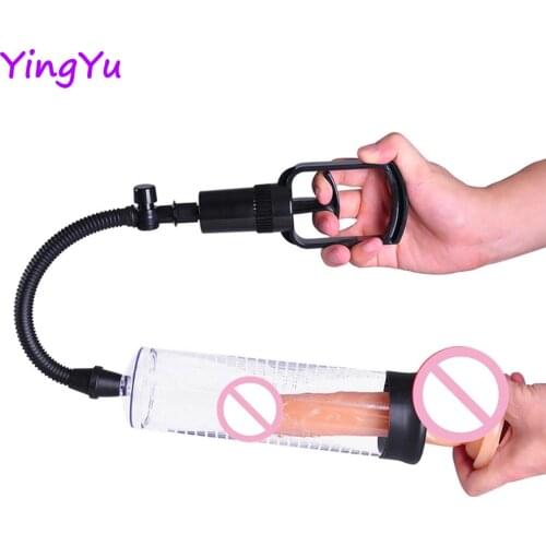 Penis Pump Enlargement Vacuum Dick Extender Men Sex Toy Increase Length Enlarger Male Train Erotic Adult Sexy Product For Men