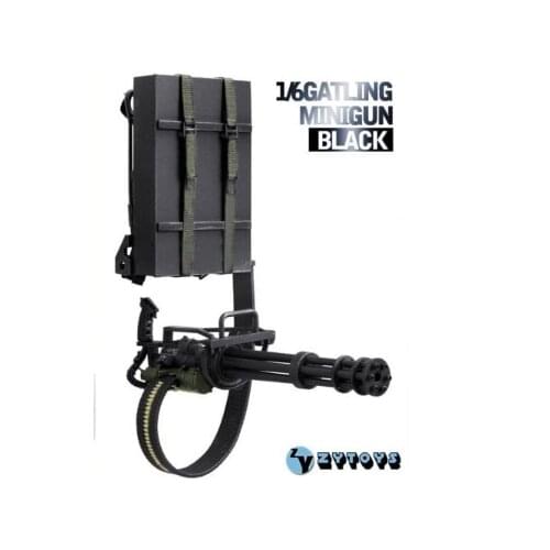 NEW 1/6 scale heavy machine weapons gun model M134 toys minigun gatling 8018 for 12" figure body accessory collections
