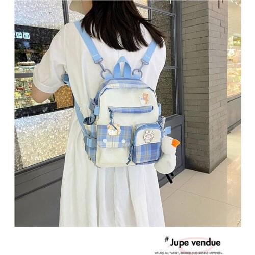 2021 New Korean Style Cute Girl Messenger Small Mini Backpack Student Fashion Leisure Travel Schoolbag For Teenager Shoulder Bag