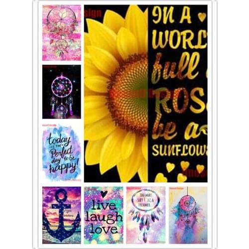New 5d diamond painting sunflower diamond embroidery dream rhinestone pictures diy diamond art kit decoration home wall sticker