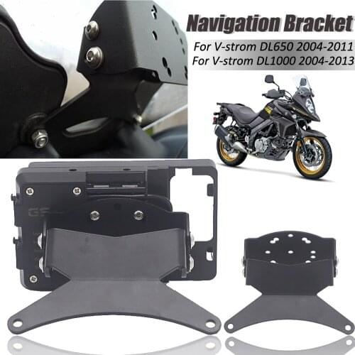 NEW Motorcycle For SUZUKI V-strom 1000 DL 1000 Vstrom Bracket Mount Smartphone GPS Holder Navigation Bracket 2004-2013 2012 2011