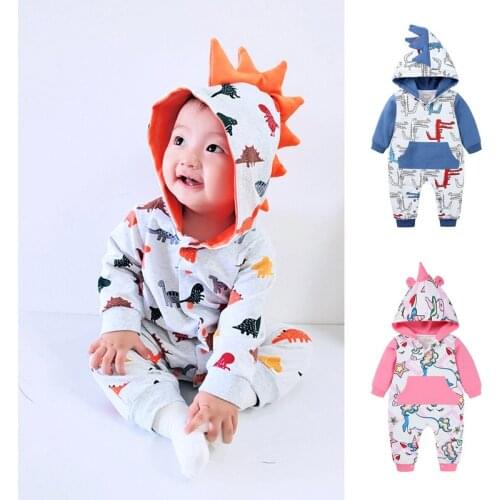Trendy Baby Romper Long Sleeve Newborn Girl Boy Clothes Infant Romper Toddler Jumpsuit Hoodie Ropa Bebe Recien Nacido Body Bebé
